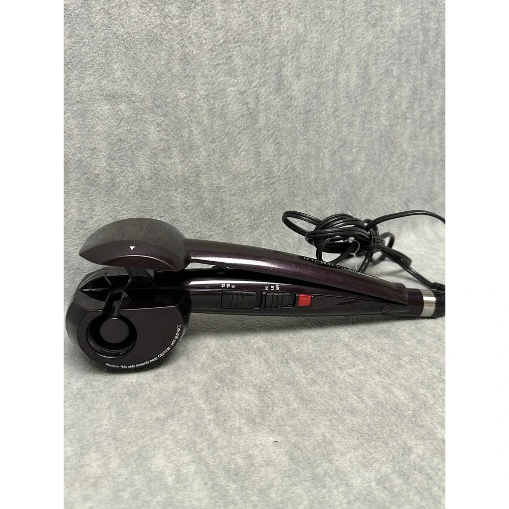 Conair‎ InfinitiPro Secret Curl Wand Purple Automatic Hair Styler CD203
